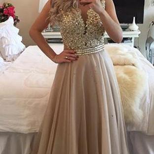 Formal Dress Prom Dress Sheer Illusion A-line Prom..
