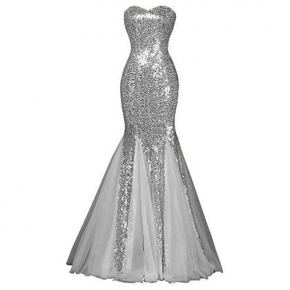 Sequines Mermaid Bridesmaid Dresses 2018 Stunning..