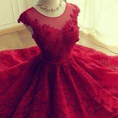 Lace Homecoming Dress Short Prom Dresses Wedding..