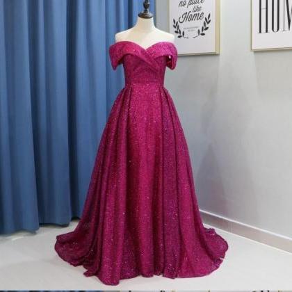 Bling Fuchsia Sequin Ball Gown Prom Dress Sweet 16..
