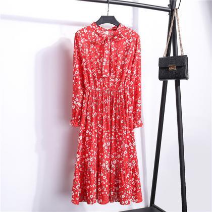 Fashion Women Chiffon Dress, Women Print Dress,..