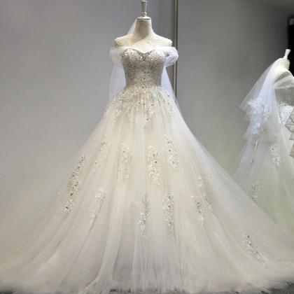 Elegant Sweet Lace China Wedding Dress Pricess..