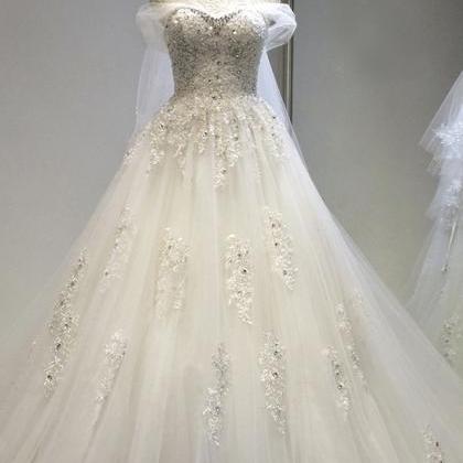 Elegant Sweet Lace China Wedding Dress Pricess..