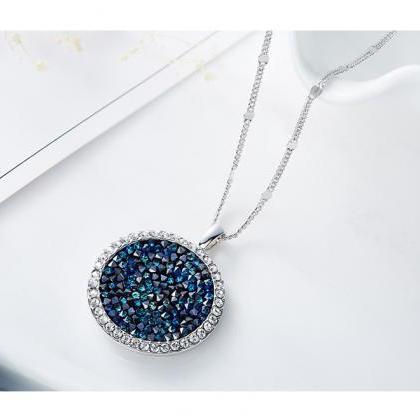 Women Necklace Crystals From Swarovski Beads..