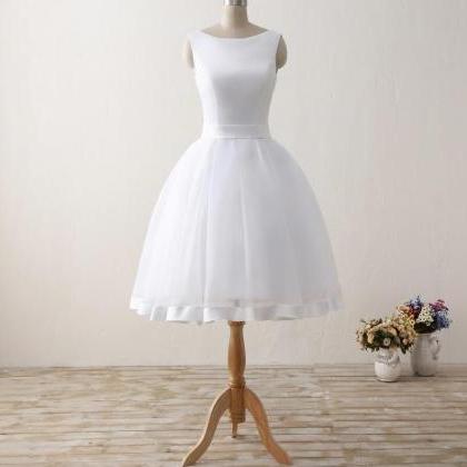 Custom Made White Beach Wedding Dress ,women..
