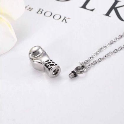 Fashion Silver Cremation Urns Necklace Ashes..