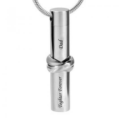Fashion Silver Cremation Urns Necklace Ashes..