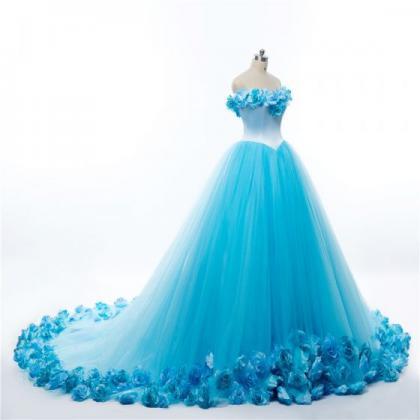 Plus Size Sexy Lavender Tulle Ball Gown Long Prom..