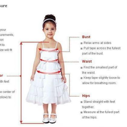 White Tulle A Line Flower Girls Dress First..