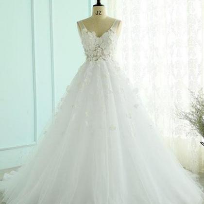 Plus Size White Lace A Line China Wedding Dresses..