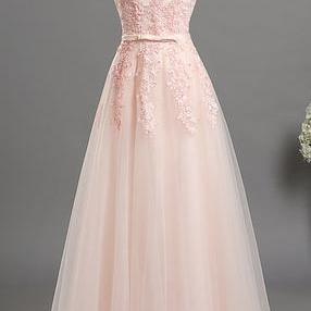 Lace Tulle Prom Dress A Line Strapless Women Party..