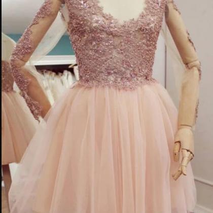 Fashion Tulle Short Homecoming Dres..