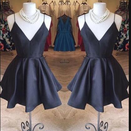 Sexy Navy Blue Satin Ball Gown Home..