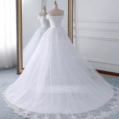 Elegant White Chiffon Boho Wedding Dresses A Line..