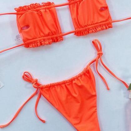 Mini Bikini 2021 Swimwear Women Push Up Bikini Set..