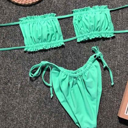 Mini Bikini 2021 Swimwear Women Push Up Bikini Set..