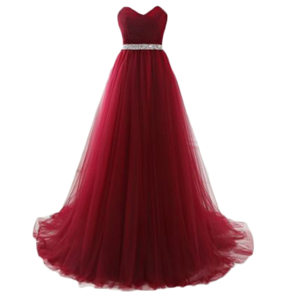 2018New Arrival Burgundy Ruffle Long Prom Dresses Plus Size Formal Party Gowns Plus Size Arabic Evening Gowns , Sweet 16 Dress ,School Girls Dresses