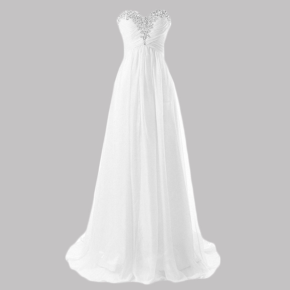 Plus Size White Chiffon Long Prom Dresses Off Shoulder 2018 Crystal Ruffle Formal Evening Dresses A Line Wedding Party Dresses