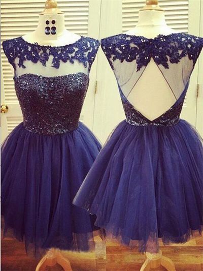 Blush Navy Blue Evening Gowns,Sexy Formal Dresses,Chiffon Prom Dresses, Fashion Evening Gown,Sexy Evening Dress,Real Photo Dress,Cocktail Dress,Homecoming Dress, Girls Party Dress .