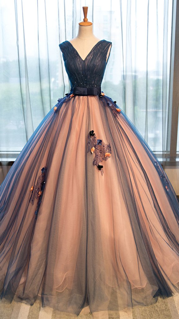 a line gown dress