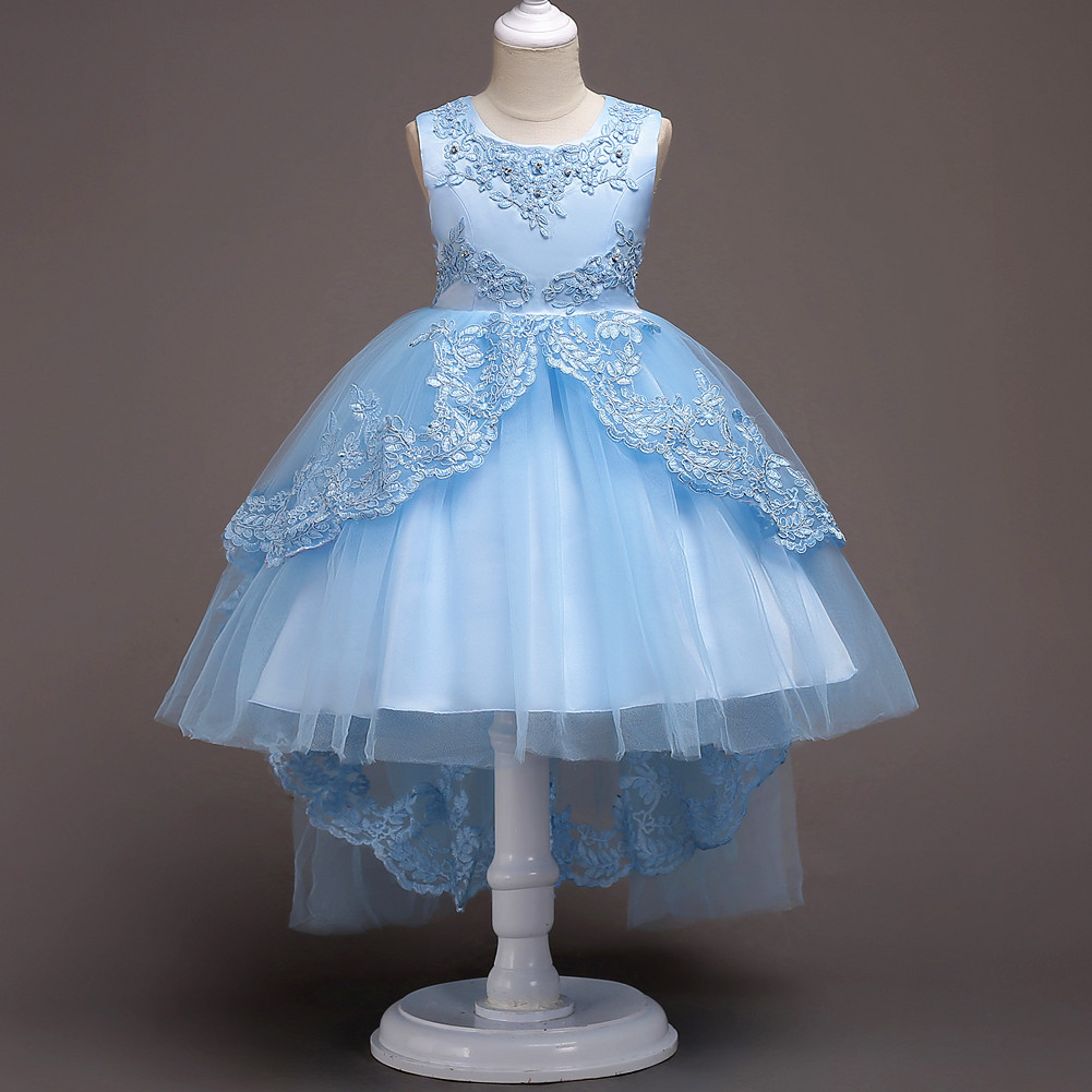 light blue frock dress