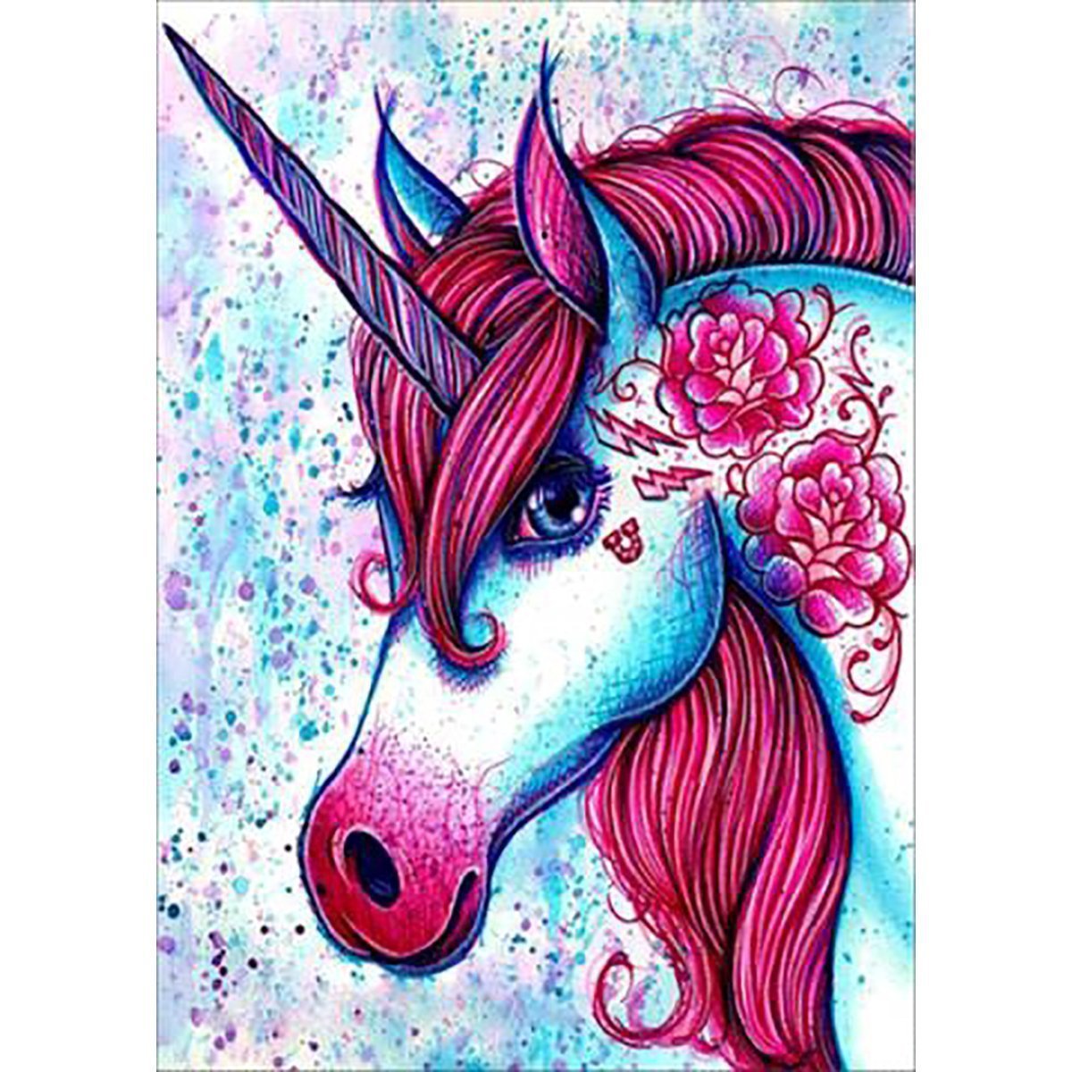 Size 30 x 40 cm Full,Diamond Embroidery, Horse Full Square Diamond Painting , Diamond Paintings ,5D,Diamond Painting,Cross Stitch,3D,Diamond Mosaic,Needlework,Crafts,Christmas,Gift,Embroidery Cross Stitch ,mosaic picture