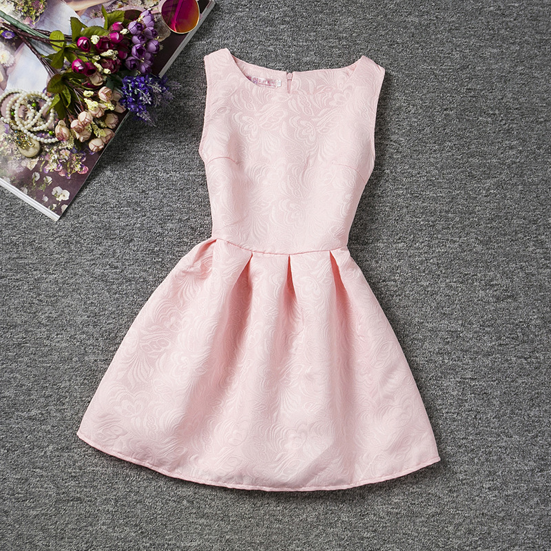 Pink Little Girls Paty Dress, Flowers Girls Dresses,