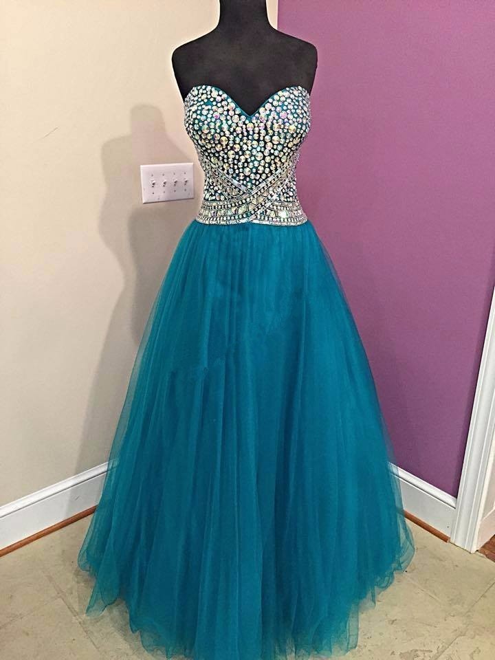 Luxury Crystal Sweet 16 Prom Dress Off The Shoulder Long Prom Gowns A Line Wedding Quinceanera Dress
