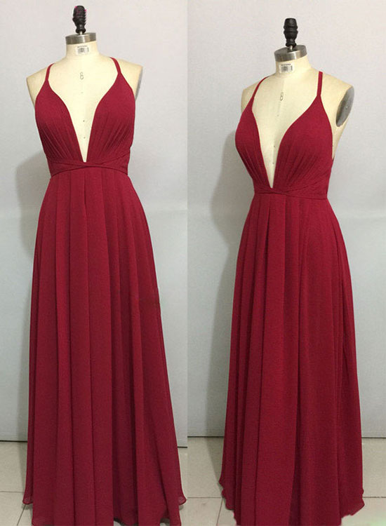 A Line Red Chiffon Long Prom Dress,off Shoulder Prom Dresses, Sexy Women Party Gowns ,evening Dress