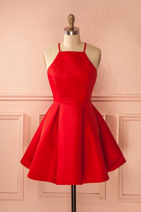 Red Short Homecoming Dress, Off Shoulder Short Prom Party Dress, Mini Cocktail Gowns ,above Length Homecoming Party Gowns