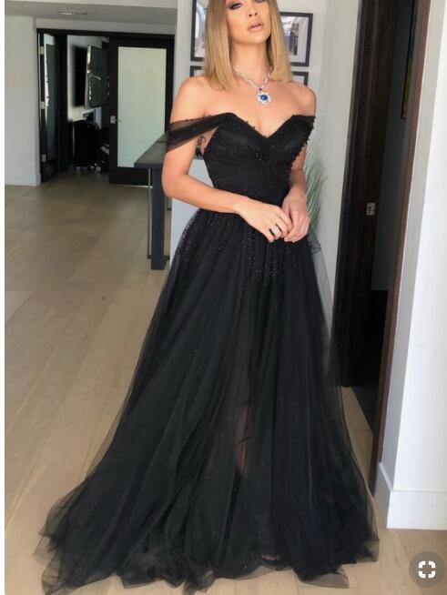 black tulle dress plus size