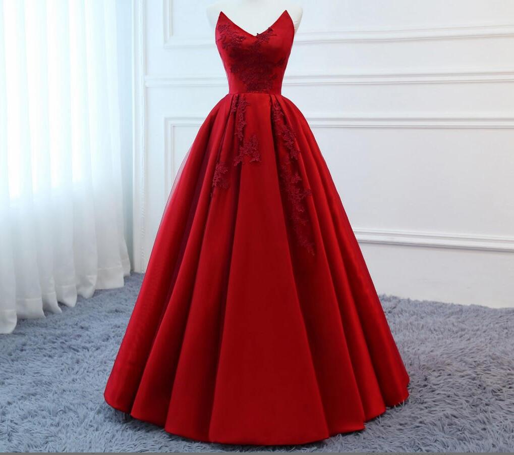 Red prom dresses on sale 2019 plus size