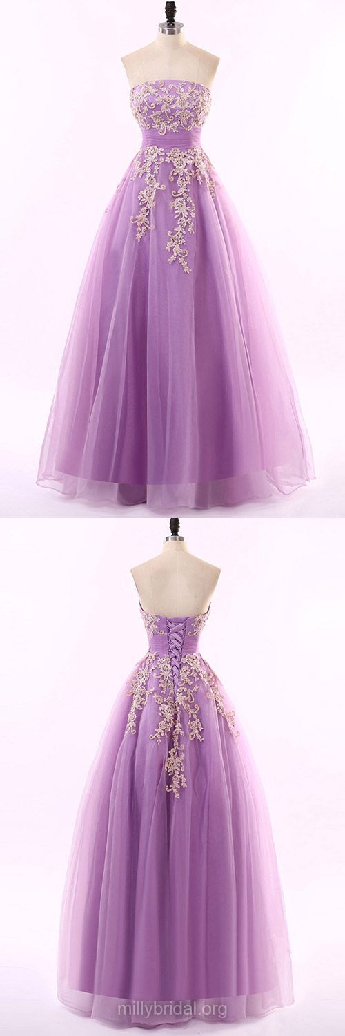 Off Shoulder Sexy Purple Tulle Lace Appliqued Long Prom Dress With Beaded Custom Made Quinceanera Dress, Plus Size Sweet 15 Quinceanera Gowns