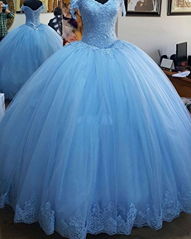 Ball Gown Quinceanera Dresses Charming Appliques Corset Full-length Womens Sweet 16 Debutante Gowns 2020