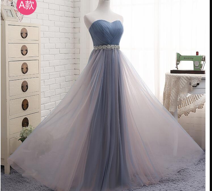 Charming Beaded Strapless Long Prom Dress Custom Made Women Pageant Gowns Plus Size Wedding Guest Gowns 2020