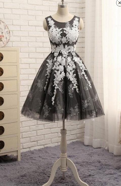 Black Tulle Short Homecoming Dress Strapless Short Cocktail Gowns ,short Graduation Gowns