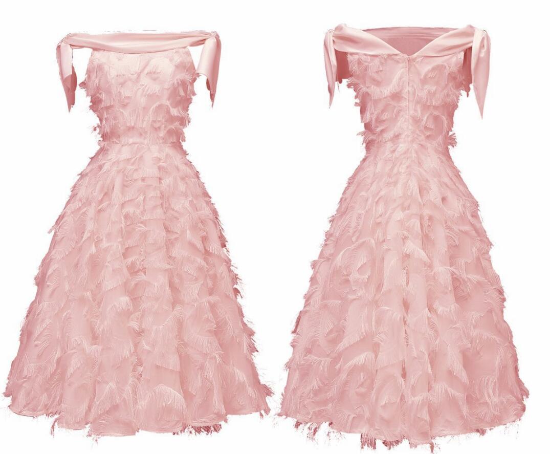 Off Shoulder Light Pink Short Homecoming Dress Women Summer Dress, Short Cocktail Party Gowns