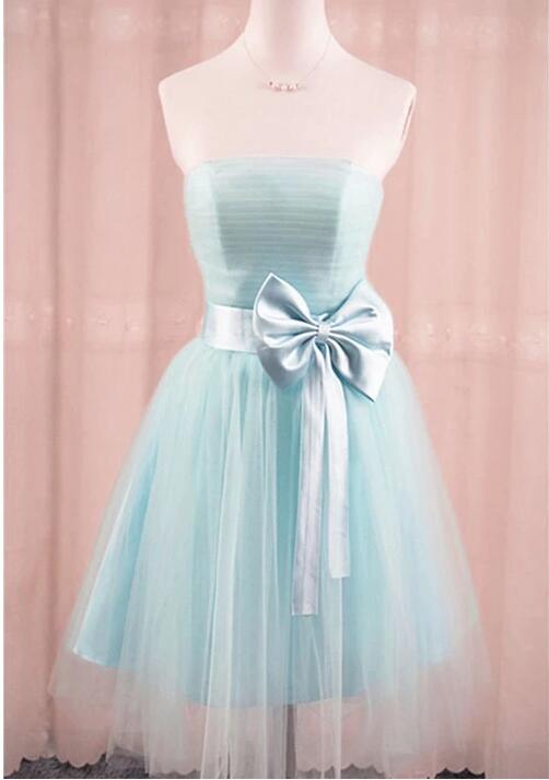 A Line Light Green Ruffle Short Homecoming Party Dress Above Length Women Party Gowns ,sweet 16 Prom Gowns