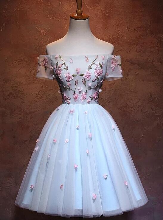 Short Homecoming Dress Sky Blue Satin Mini Prom Party Gowns,mini Party Gowns ,sweet 16 Prom Gowns