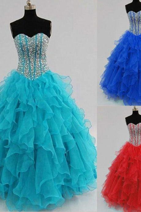 Vestidos De 15 Anos Quinceanera Dresses Special Occasion Dresses Ball Gown Quinceanera Gown,2018 Top Beaded Long Prom Dress, Wedding Party