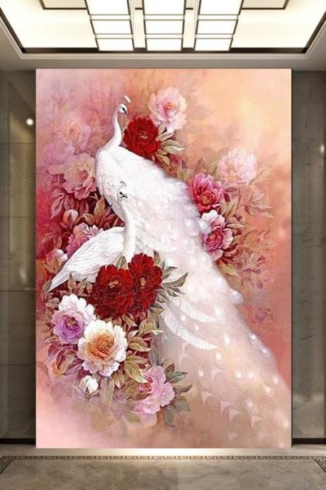 Special Shaped,Diamond Embroidery,China,Animal,Peacock,5D,Diamond Painting,Cross Stitch,3D,Diamond Mosaic,Decoration,diamond mosaic paintings,Embroidery Cross Stitch 