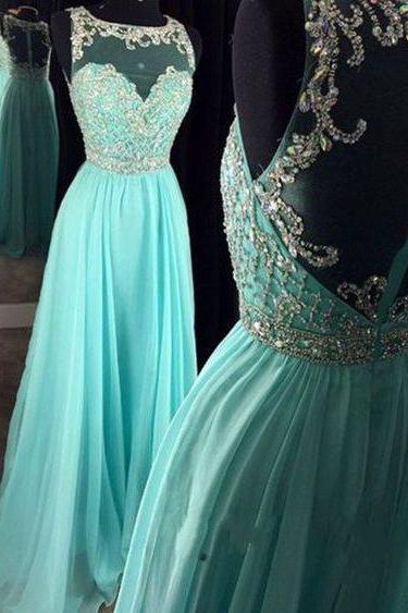 Real Beautiful Long Chiffon Prom Dresses,Pretty High Low Prom Gowns,Zipper Back Evening Dresse,2018 Green Chiffon Long Prom Dresses,Wedding Party Gowns ,Plus Size Women Gowns .