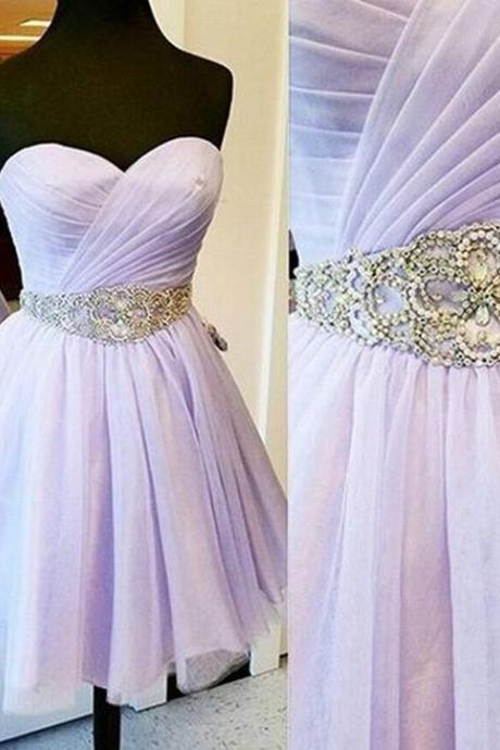 High Quality Homecoming Dress Beading Homecoming Dress Chiffon Graduation Dress Sweetheart Short Prom Dress,Sexy Beaded Mini Cocktail Dresses, Wedding Party Gowns .