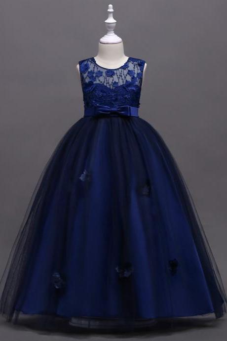 wedding blue dresses for girls