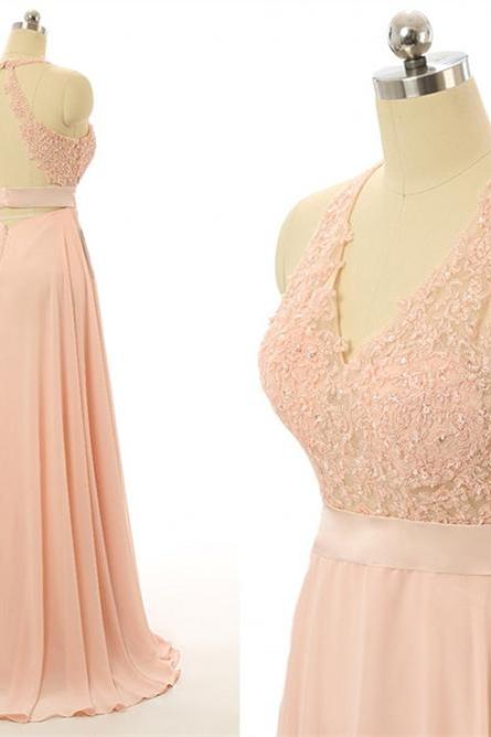 Sexy Backless Prom Gown,Pink Prom Dresses With Lace,Evening Gowns,Mermaid Formal Dresses,Pink Prom Dresses, Wedding Party Gowns .