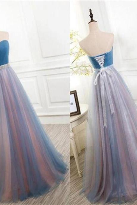 Sexy A Line Beaded Pleated Long Prom Dress, Off Shoulder Prom Dress, Women Party Gowns ,sexy Women Formal Evening Gowns