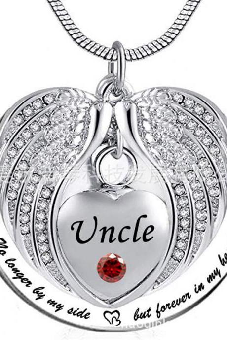 Stainless Steel Cremation Necklace Pendant Ashes Keepsake Memorial Jewelry Urn Memorial Jewelry For Uncle