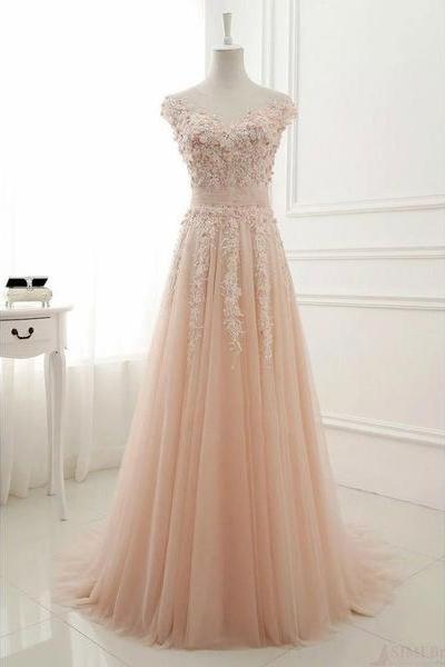Sexy A Line Foral Lace Prom Dresses Custom Made Women Party Gowns Custom Made Evening Party Gowns