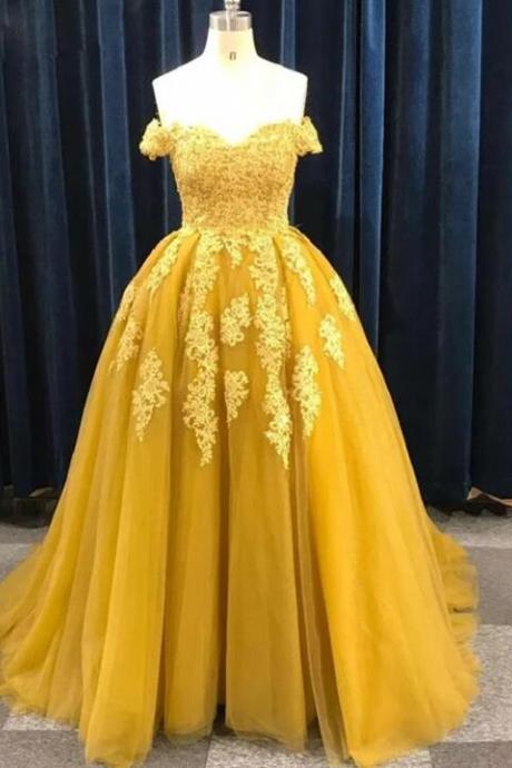 Custom Made Lace Appliqued Long Prom Dresses A Line Women Party Gowns ,plus Size Formal Evening Gowns , Long Evening Gowns 2020